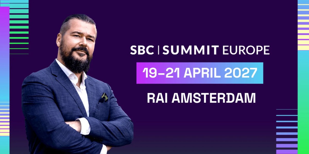 SBC Summit Europe 19 to 21 April 2027 RAI Amsterdam banner