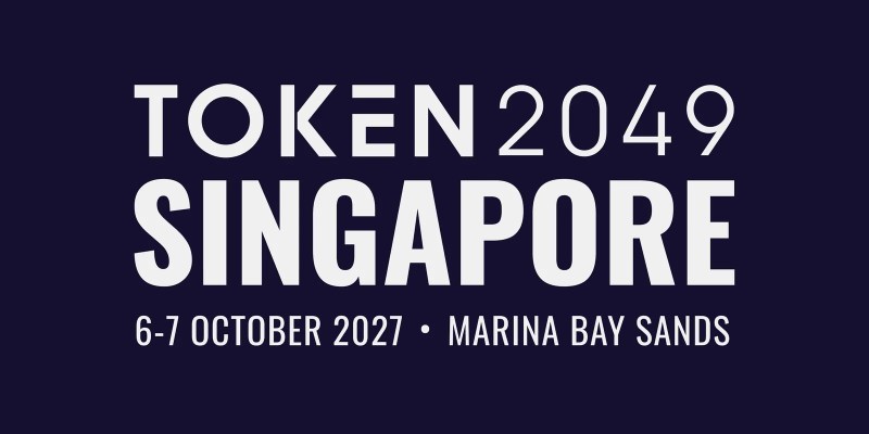 TOKEN2049 Singapore logo, 6-7 October 2027, Marina Bay Sands
